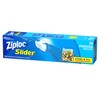 Ziploc Slider Freezer Bags, Stand-and-Fill with Expandable Bottom, Gallon, 10