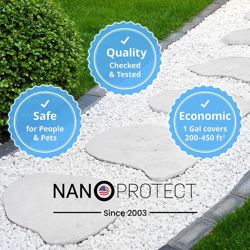 Nanoprotect Cement & Stone Sealer Indoor & Outdoor | Long-Term