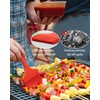 LEEQBCR 2 pcs Extra Large Backpinsel aus Silikon, großer Grillpinsel