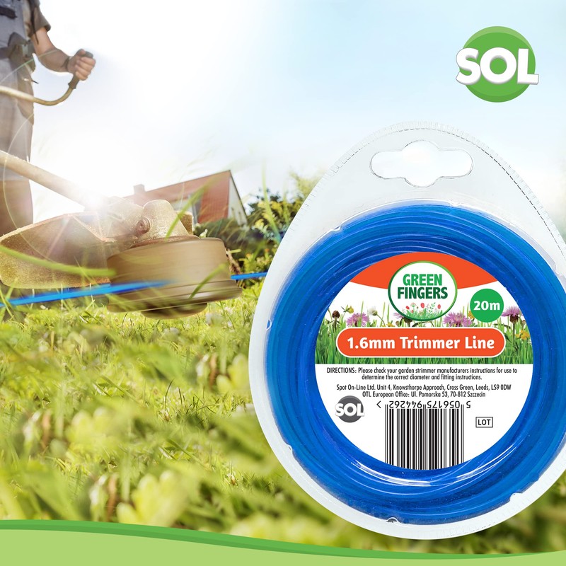 2pk Strimmer Wire 1.6mm x 20m | Heavy Duty Strimmer