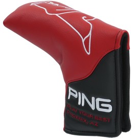 PING Men's Golf Putter Cover Putter Cover Red x Black