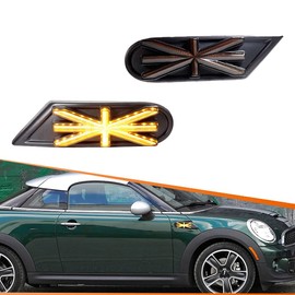 ADIIL Union Jack Style Smoked Lens W/Sequential LED Side Marker Lights
