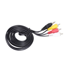 MERRYHAPY Stereo to 3 Audio Adapter Cable 3.5mm Av Cable for Camcorders Tvs and Speakers