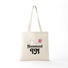 CafePress Hammond Indiana Butterfly Tote Bag Reusable Natural Beige Canvas