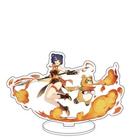 Genshin Impact Character Acrylic Stand Figure Genshin Impact Table Decorations Game Poster Character Standing Plates (XIANGLING)