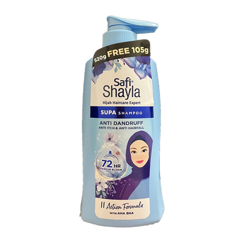Safi Shayla Hijab Supa Shampoo 625g Micellar Fresh Anti Frizz