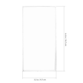 OHPHCALL 10pcs paper Collection Supplies Case Currency Collecting Book Album Sleeves Money Stamp Page Holders for Collector Binder