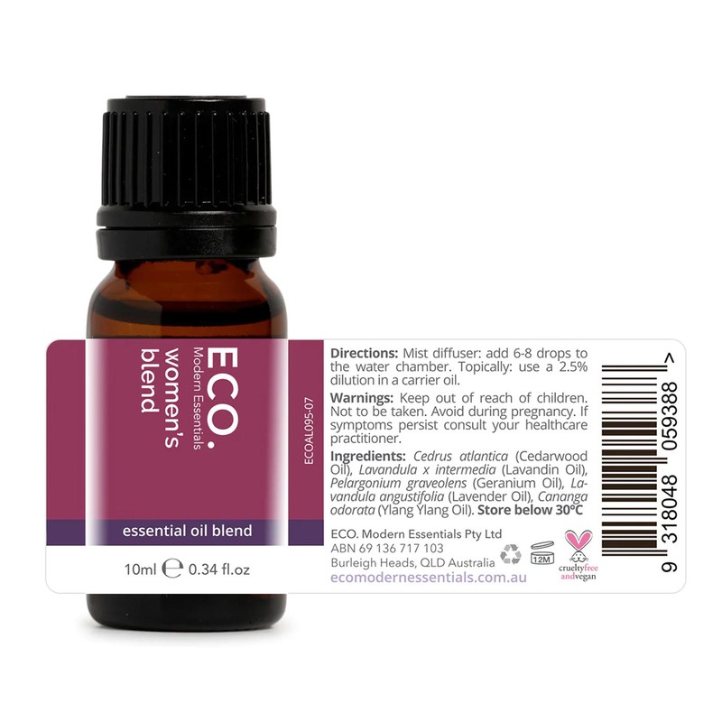 ECO. Modern Essentials Women's Essential Oil Blend, Blend 10ml