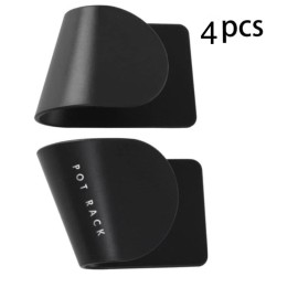 4-Pcs Pot Lid Holder Pot Rack Storage Holder Pan Lid Organizer Pot Cover Rack