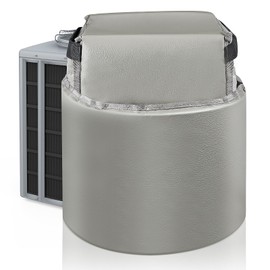 Pangda Air Conditioner Compressor Sound Blanket 10 x 10 x 19 Inches Heavy Duty Gray Ac Compressor Sound Blanket for Insulation Noise Reduction and Protection from Rain