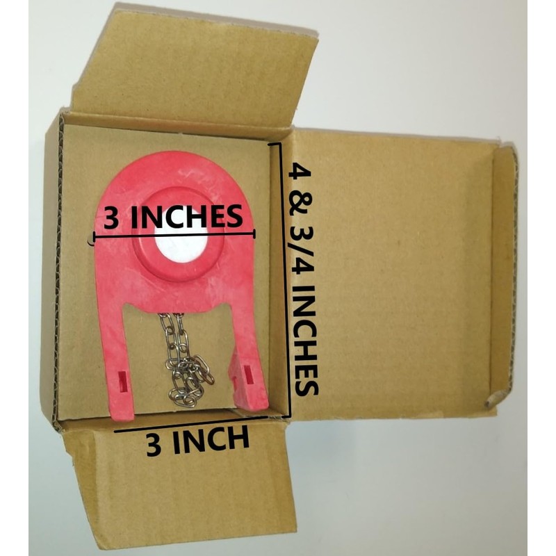 2-Inch Silicone Toilet Flapper with Styrofoam Float Inside by NuFlush