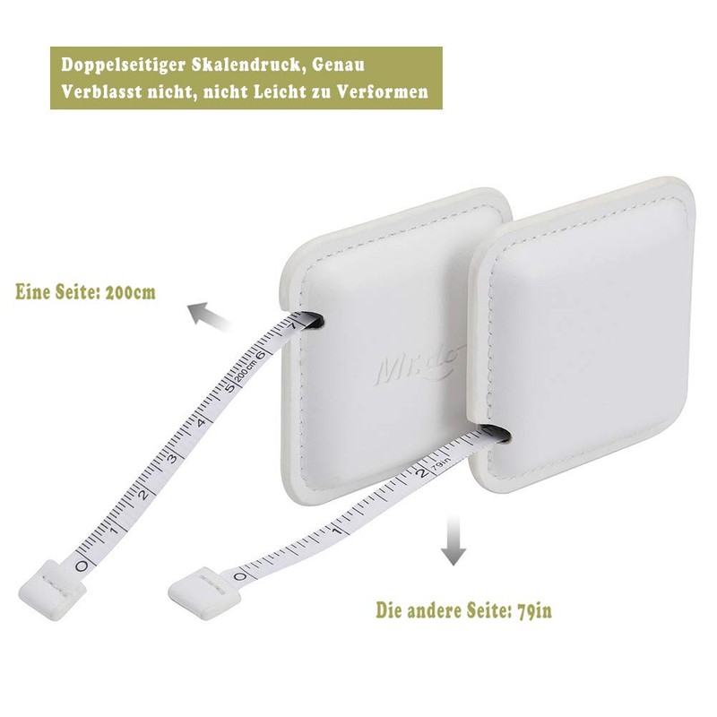 Mr.do Tape Measure for Body Sewing Cloth Tailor 200 cm