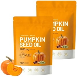 Cold Pressed Pumpkin Seed Oil, Supports Undisturbed Sleep，2Pcs