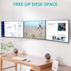 WALI Triple Monitor Wall Mount for 32" Screens，Each Arm Holds