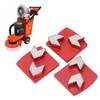 3Pcs Diamond Grinding Shoes Dovetail Concrete Aggreesive Cutting 2 Arrow