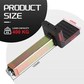 EFUTURETIME 1 Pair Motorcycle Stand Claw Holder for Motorcycle Stand Rear 20 x 20 x 118 mm Claw Mount Motorcycle Stand for Parallel Two Arm Swings, L Adapter