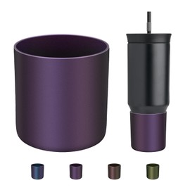 BKBY Chameleon Gradient Matte Luster Silicone Boot, Compatible with Owala 24oz/40oz Travel Tumbler, Anti-Slip Glitter Protective Sleeve Bottom Protector Rubber for Owala Tumbler