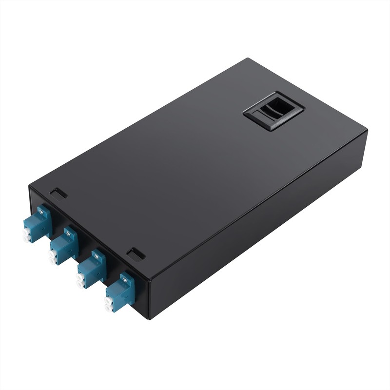 4 Port Wallmount Box Fiber Optic Terminal encloure with 8