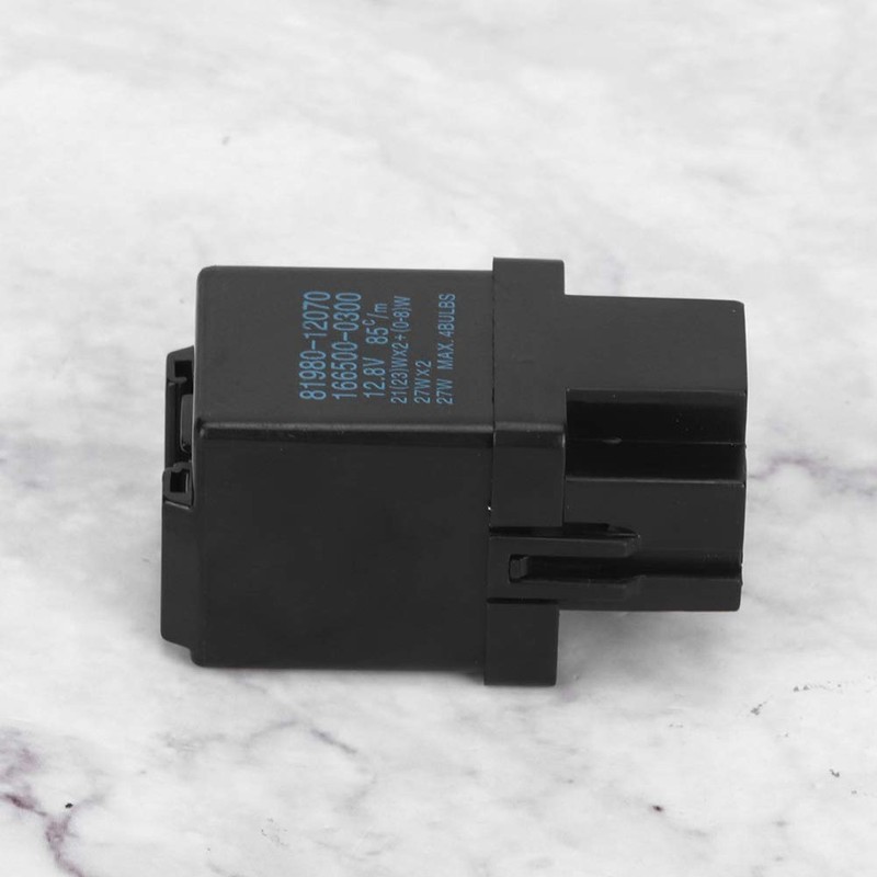 Flasher Relay, 81980-12070 Flasher Relay Turn Replacement for Replacement Auto