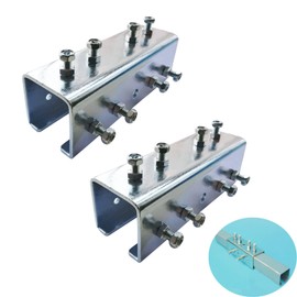 NAYDMHN 2 Pcs Strut Channel Connector Extend Bracket, 5.7" Length Steel Strut Connector Bracket Splice Joiner, Stable Connection Accurate Positioning for 1-5/8" x 1-5/8" Strut Channel