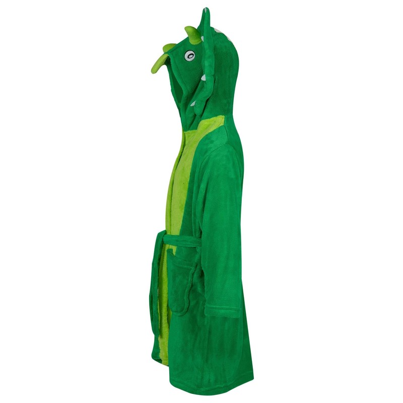 A2Z 4 Kids Girls Boys Bathrobes Triceratops Face Robe Soft