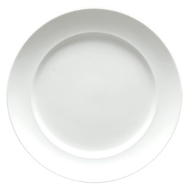 Fortessa Fortaluxe SuperWhite Vitrified China Dinnerware, Cassia 9 5/8-Inch Salad/Dessert Plate, Set of 6
