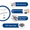 Neodrain 18-Inch Brushed Linear Shower Drain,Stainless Steel Linear Drain with