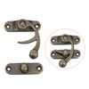 uxcell Antique Vintage Lock Clasp Right Latch Hook Hasp 42mm