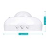 Motion Sensor 360 Degree Ceiling, Akozon Ceiling Mount Motion Sensor,