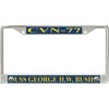 MilitaryBest USS George H.W. Bush CVN-77 License Plate Frame