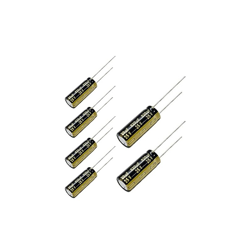 6pcs Panasonic FM Series Electrolytic Capacitors 50V 22-1000uf Ultra Low