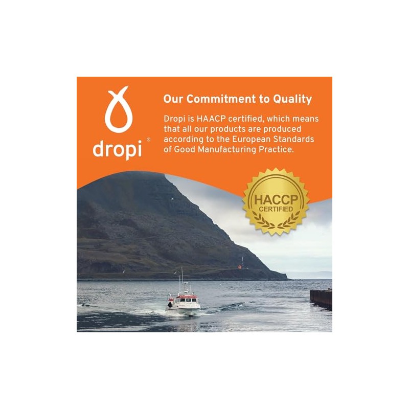 Dropi Icelandic Fish Oil - Extra Virgin Cod Liver Oil