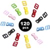 Aweisile Clasp 120 Piece Mini Clasp Set Buckles Plastic Buckle