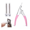 Nail Clipper 1 Corta Tip Corta Uña Postiza + 24 Imanes Para Medir Corte