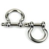 DAUMLINK® 2 round shackles, curved, material stainless steel A4 /