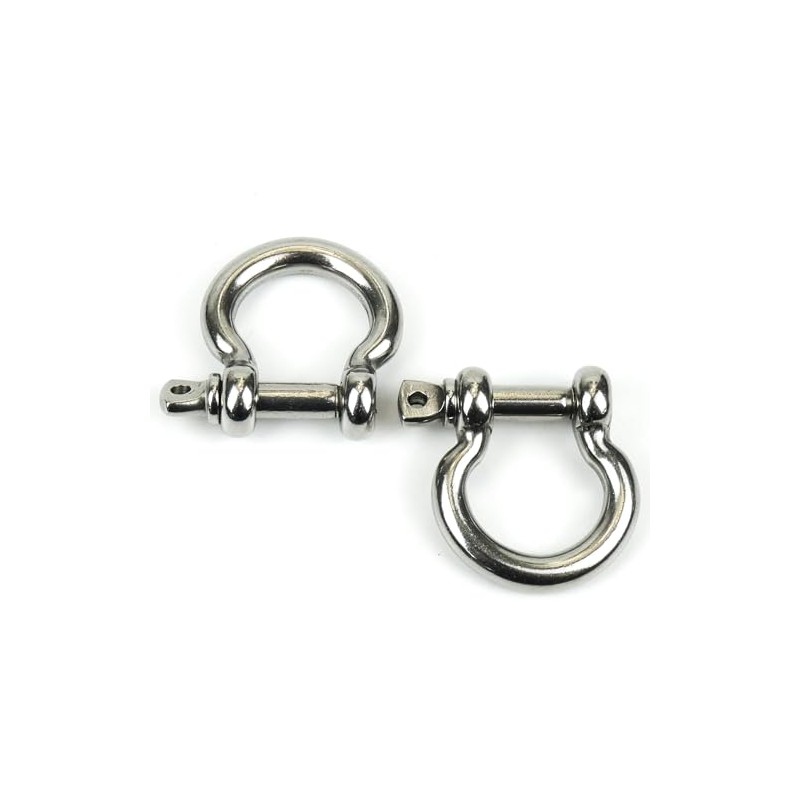 DAUMLINK® 2 round shackles, curved, material stainless steel A4 /