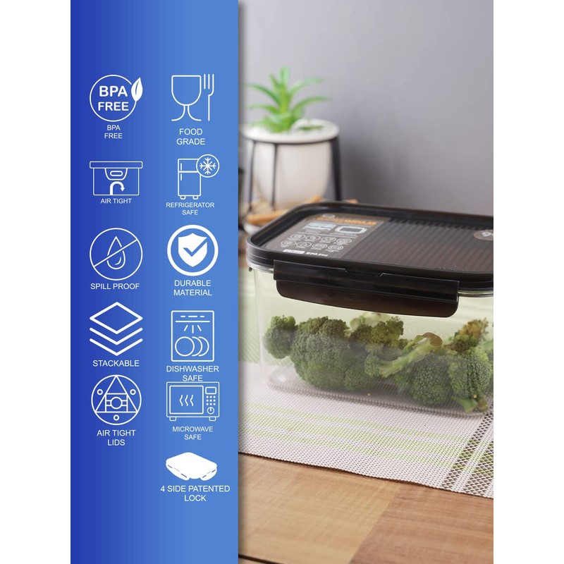 Lock & Lock Contenedor Hermético Modular BISFREE 1.5 L