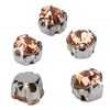 1440pcs Bulk Flatback Steel Back Rhinestones Cute Craft Rhinestones for