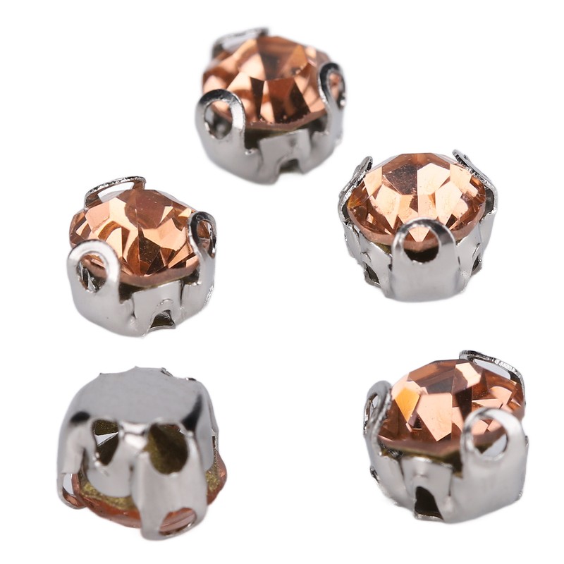 1440pcs Bulk Flatback Steel Back Rhinestones Cute Craft Rhinestones for