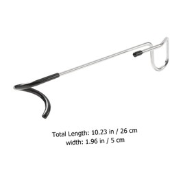 Mobestech Outdoor Camping Light Pole Hooks Versatile Non Slip Tent Lamp Hanger for Hiking Fishing and Picnics Easy Install Stainless Steel Hook with Slide Design