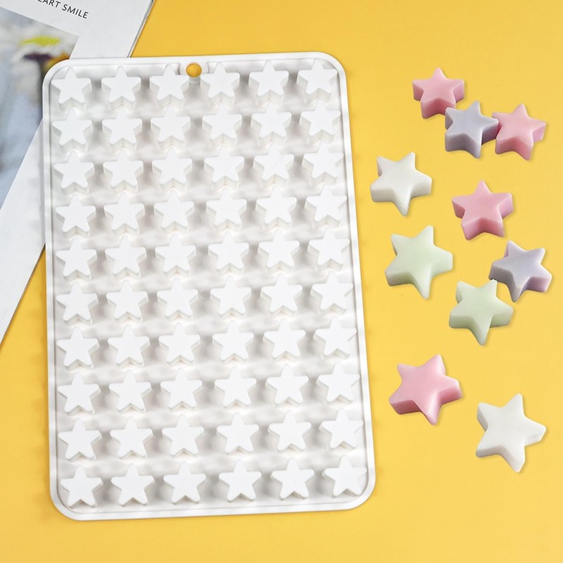 TUKE Food Grade Silicone Stars Molds Baking Mold Non-Stick Silicone