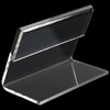ZEONHEI 90 PCS 6 x 4cm Mini Acrylic Sign Holder,