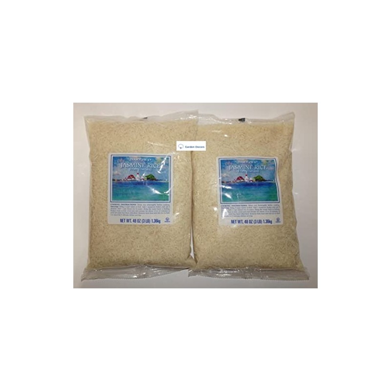 Trader Joe’s Jasmine Rice from Thailand 48oz 1.36kg (Two Bags)