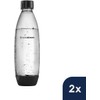 SodaStream 1L DuoPack Plastic Bottles – BPA-Free, Dishwasher Safe PET