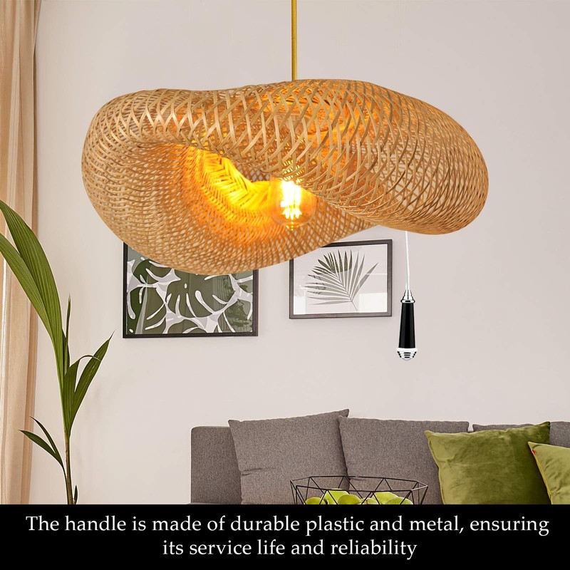 1 Pcs Bathroom Light Pull Cord,Pull Cord Light Switch Bathroom