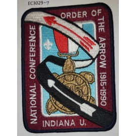 Boy Scout OA Order of the Arrow 1990 NOAC Jacket Patch