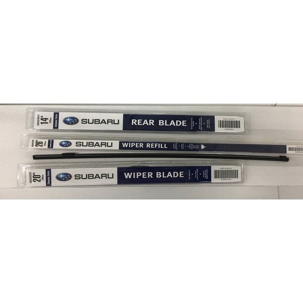 2008-2014 Subaru Tribeca Front & Rear Windshield Wiper Blade Refill