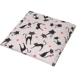 Rapeseed Cushion 19 x 19 cm Cat Mimi Grain Cushion Small as Heat Cushion and Cold Cushion