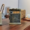 Vintage Style Gold Cash Register: 1:12 Dollhouse Miniature with Opening