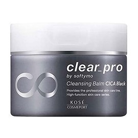 Kose Cosmetics Port Softymo Clear Pro Cleansing Balm, CICA Black, 3.2 oz (90 g)